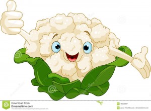 Happy cauliflower