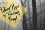 When Hope is Fleeting, Pray!